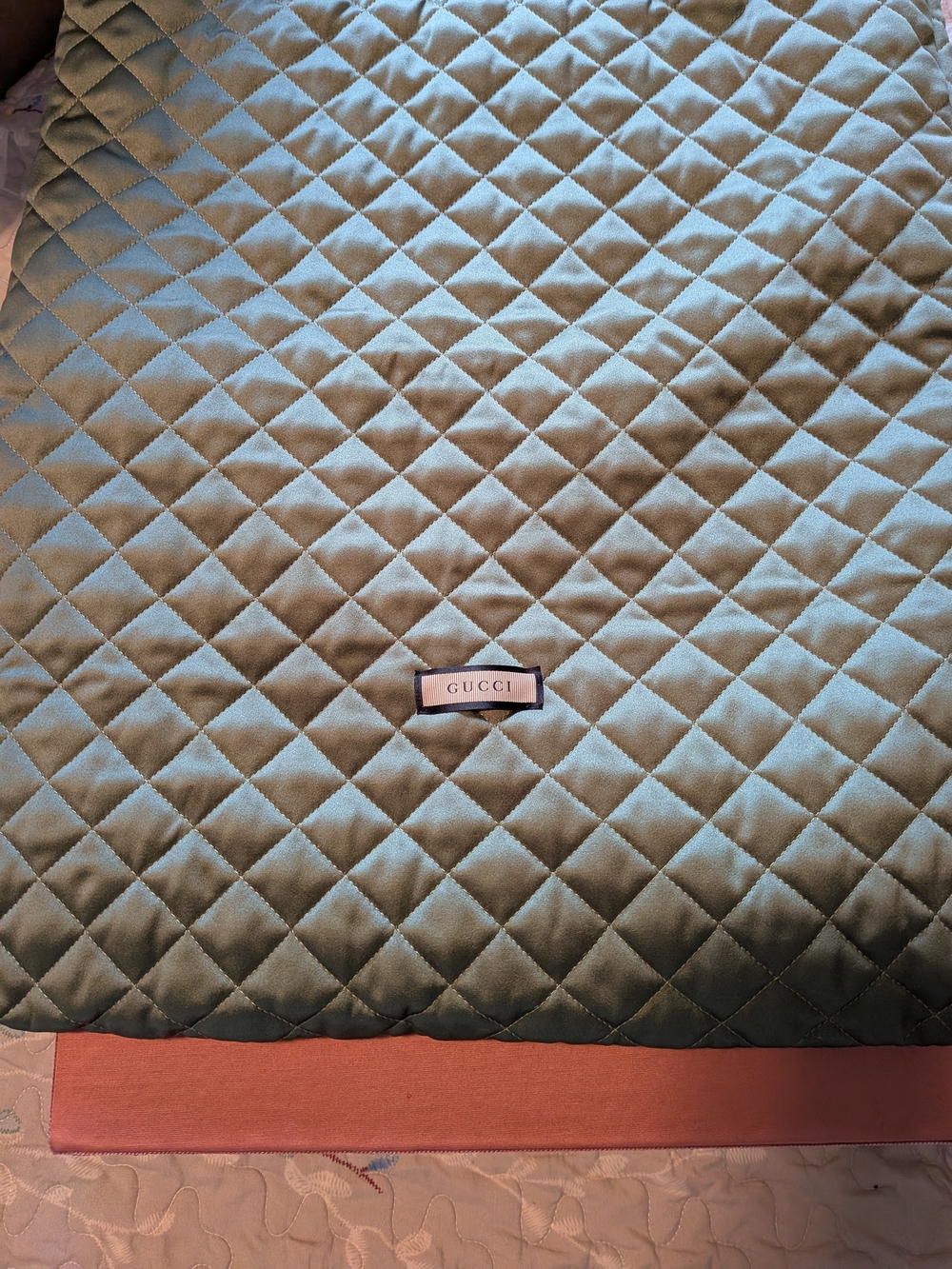 Gucci Alessandro Michele Pink Collector Box Green Quilted Dustbag HTF RARE - Picture 4 of 14